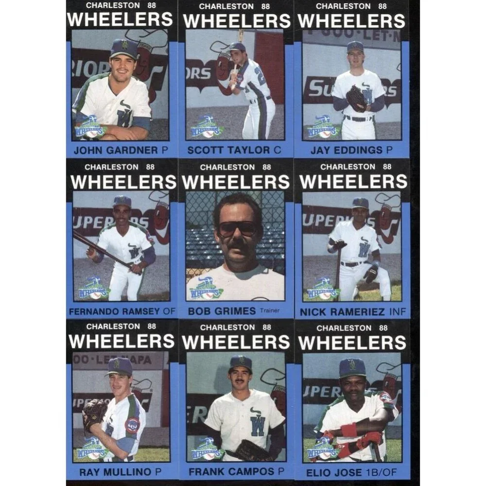 1988 Best Charleston Wheelers Minor League Baseball Complete Set CHICAGO cUBS